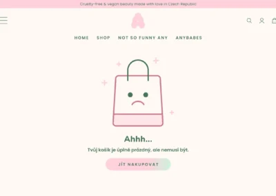 Not So Funny Any empty cart page design