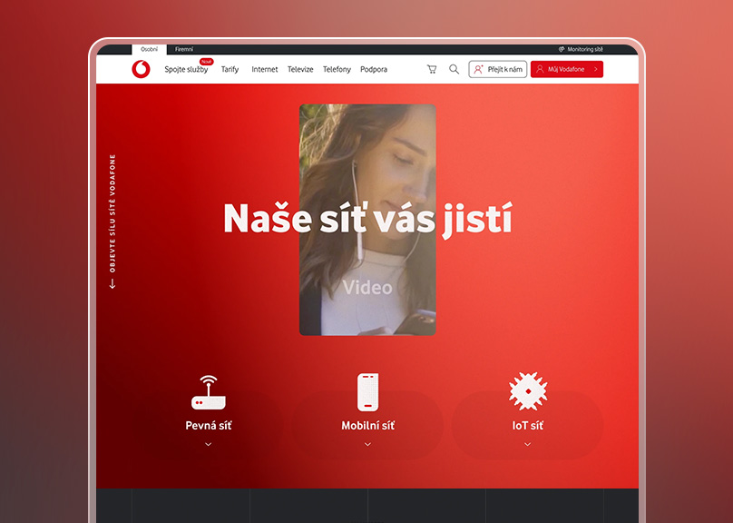 Vodafone Naše síť